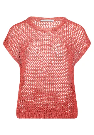 Betty & Co - Strickpullunder Dunkelrot - Gr. - 42