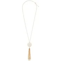 LASCANA Lange Kette Halskette mit Traumfänger Anhänger, mit Ornament und Tassel, Kette mit Anhänger, Halsschmuck