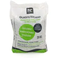Höfer Chemie GmbH Poolpflege 20 kg Spezial Glasgranulat für Sandfilteranlagen 2-5 mm Körnung, Hochwertiges Filtermedium für Pools