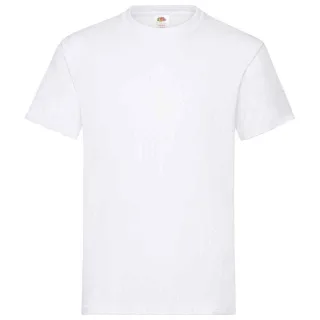 Fruit of the Loom - T-Shirt für Herren/Damen Unisex (Weiß)