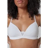 Skiny Triangel-BH Cotton Lace gepolstert, ohne Bügel, bequem, Baumwollmix, elastisch