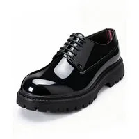 Allthemen Schnürschuh Klassische Herren Derbyschuhe mit dicker Sohle Vintage Schnürschuhe