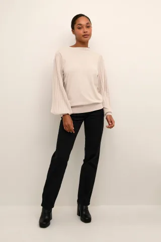 Strickpullover Normaler Schnitt sand