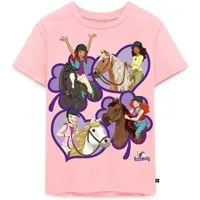 Spreadshirt T-Shirt Schleich Horse Club Sofia Lisa Hannah Sarah Herzen Kinder Premium T-Sh (1-tlg)