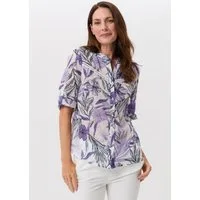 FRANK WALDER Klassische Bluse mit zartem Blütenprint