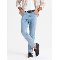 OMBRE Comfort-fit-Jeans Marmorierte Denim-Hose für Männer CARROT FIT