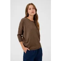 Saint Tropez Rundhalspullover A2561, MilaSZ R-Neck Viskosemischung, Casual fit