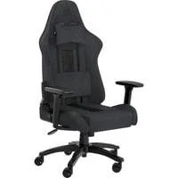 Gaming-Stuhl TC100 RELAXED, soft Fabric schwarz/grau