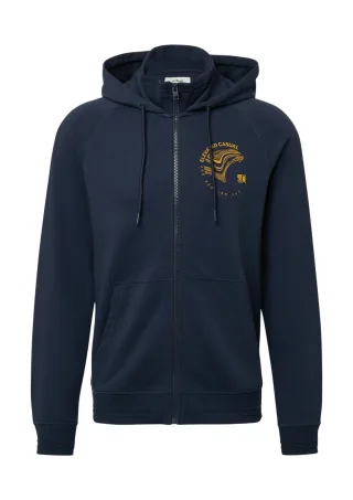 s.Oliver Red Label - Hoodie mit Frontprint blau - Gr. - S
