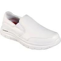 Skechers FLEX ADVANTAGE SR Berufsschuh Slipper für Gastronomie, Pflege, Krankenhaus mit Stretcheinsatz