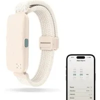 HOMEDICS Wecker Homedics WakeBand Silent Alarm Vibrationswecker Schlafarmband Leiser Vibrationsalarm per App mit 9 Intensitäten und 9 Modi