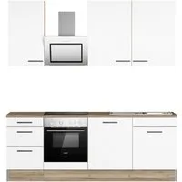 OPTIFIT Küchenzeile Fiona, Breite 230 cm, mit Hanseatic-E-Geräten in Premium oder Basic