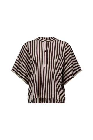 Studio Anneloes - Laureen stripe blouse multi color - Gr. - L