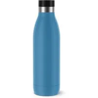 Emsa Isolierflasche Trinkflasche Bludrop, Edelstahl, Quick-Press Deckel, 360° Trinkgenuss, 12h warm/24h kühl