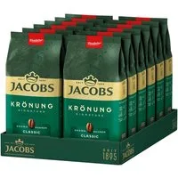 JACOBS Kaffee Kaffeebohnen Krönung Aroma-Bohnen Classic 12 x 500g = 6kg ganze Bohnen, (Packung, 12er Pack)
