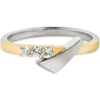 Bruno Banani Fingerring Schmuck Geschenk Silber 925 Damenring, mit Zirkonia (synth)