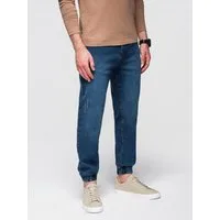 OMBRE Jeansjeggings Herren-Jeanshose mit klassischem Bund