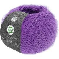 LANA GROSSA PER FORTUNA Häkelwolle, 190 m (flauschiges Kettengarn aus Bio-Baumwolle mit GOTS-Zertifikat), 50 g