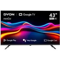 Dyon nexGo 43F LED-Fernseher (108 cm/43 Zoll, Full HD, Smart-TV, 43" Full HD Smart-TV, Google Assistant, CI+, Triple Tuner)