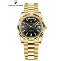 Pagani Design Automatikuhr Automatikuhr Mechanische Armbanduhr DD Herren Damen Edelstahl Saphir, (inklusive Box, Bedienungsanleitung, Garantiekarte und Uhr)