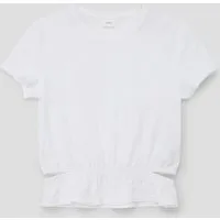 s.Oliver Kurzarmshirt T-Shirt T-Shirt mit Flammgarn-Struktur