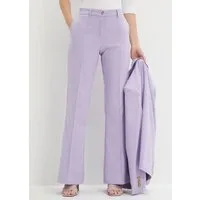 bonprix Anzughose mit Elasthan-Anteil, Regular Fit, Flared Schnitt, eleganter Stil