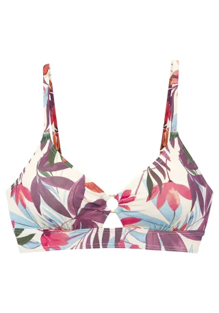 LASCANA - LASCANA Bralette-Top creme print - Gr. - 36A