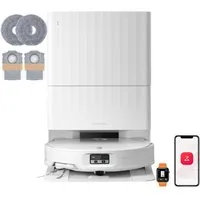 Roborock Saugroboter mit Wischfunktion Qrevo Edge 2, Dual Anti-Tangle System, 25.000 Pa