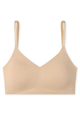 SCHIESSER - Bustier mit Pads sand - Gr. - 36