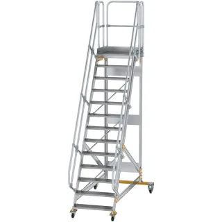 Munk Plattformtreppe fahrbar 60° Stufenbreite 800 mm - 600733