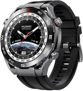 Huawei Watch Ultimate [inkl. Kautschukarmband schwarz] 485mm Keramikgehäuse schwarz