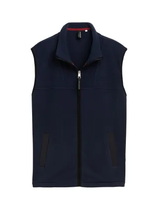 Tom Tailor - Fleece-Weste sky captain blue - Gr. - L