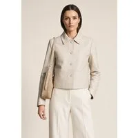 RICANO Lederjacke Cecila Lederjacke im Bolero-Stil mit Polokragen