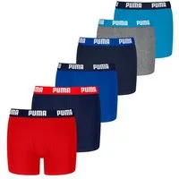 PUMA Boxershorts PUMA BOYS EVERYDAY BASIC BOXERS 6P ECOM (Spar-Pack, 6er-Pack)