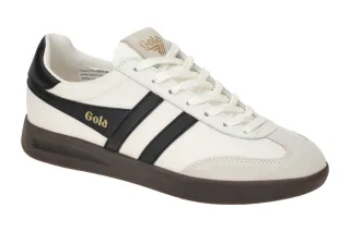 Gola CLB743WB Cyclone Leather Damen Sneaker wei?/schwarz/dark gum - herausneh...