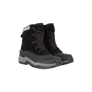 Mountain Warehouse Mens Snowdon Extreme Wildleder Schneestiefel (schwarz)