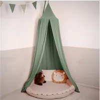 lilimaus Betthimmel Baldachin für Kinderzimmer aus 100% Musselin - handgenäht (1-tlg), Rückzugsort für Bett, Kuschelecke & Leseplatz - weicher Musselin