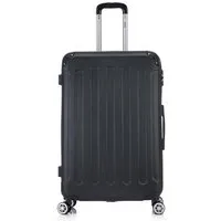 Flexot Hartschalen-Trolley F-2045 Kofferset, 360° Rollen, robuster Reisekoffer, Bordcase, 4 Rollen, Robuster und moderner Koffer mit vier 360° Rollen und Zahlenschloss