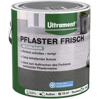 Ultrament Zementfarbe Ultrament Pflaster Frisch 2,5 L grau