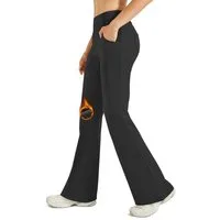 G4Free Schlaghose Damen Thermo Bootcut Yogahose Leggings Winter Gefüttert Fleece Hose Anzughose Warme Stretch mit 4 Taschen