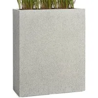 Pflanzwerk® Pflanzkübel DIVIDER Premium Blumenkübel Raumteiler Hochbeet Fiberglas, Fiberglas - Handgefertigt - Rechteckig - Frostbeständig