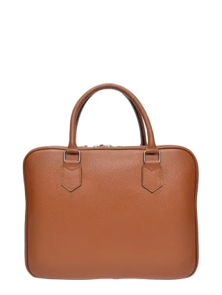 Luisa Vannini Braun Rindsledertasche