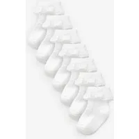 Next Kurzsocken Baby Socken mit Spitze im 7er-Pack (7-Paar)
