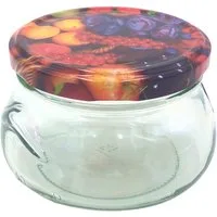 BURI Einmachglas Einmachglas 300ml Vorratsglas Einweckglas Marmeladenglas Schraubdeckel, Glas