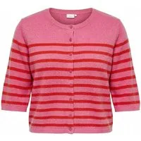 ONLY CARMAKOMA Strickjacke CARVIOLA SS O-NECK CARDIGAN KNT