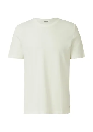 s.Oliver - T-Shirt creme - Gr. - XL