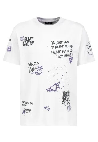 Authentic Style - SEFLQSBULVNoaXJ0IFByaW50IA== white - Gr. - XL