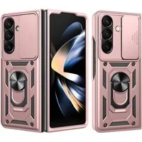 betterfon Handyhülle Panzer Hülle für Samsung Galaxy Z Fold 7 Outdoor Case mit Kameraschutz, Outdoorhülle mit Ringhalter Smartstand und Silikonkern