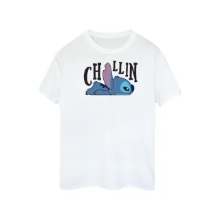 Disney - "Lilo And Stitch Chillin" T-Shirt für Damen (Weiß)