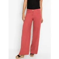 bonprix Palazzohose aus Leinen und Viskose, Loose Fit, eleganter Stil